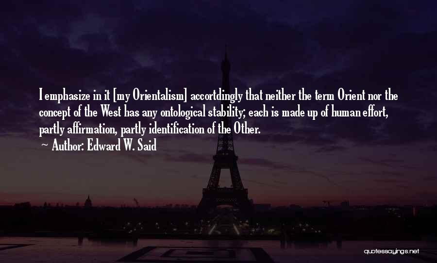 Ontological Quotes By Edward W. Said