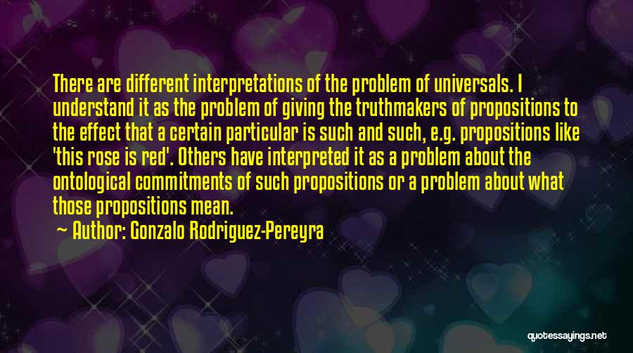 Ontological Quotes By Gonzalo Rodriguez-Pereyra