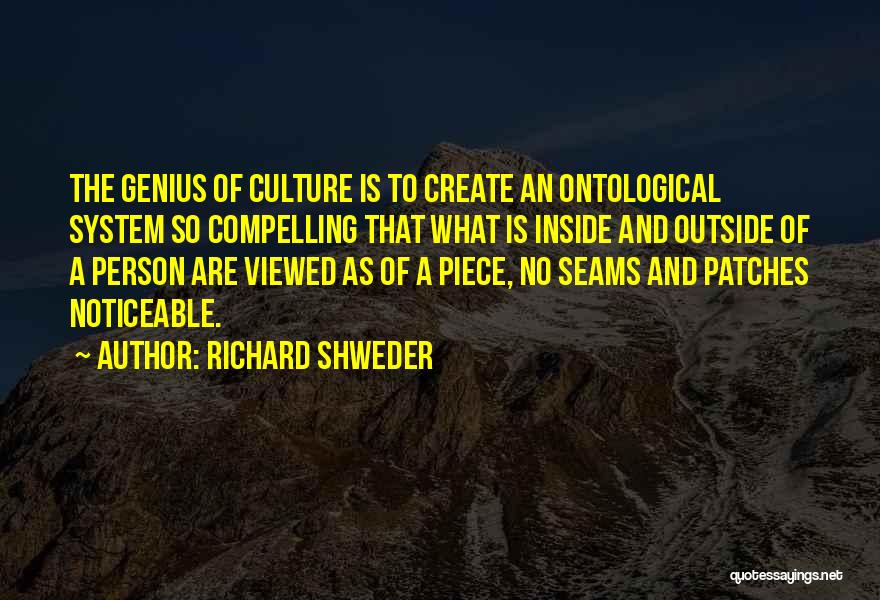 Ontological Quotes By Richard Shweder