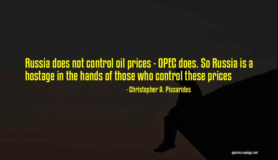 Opec Quotes By Christopher A. Pissarides