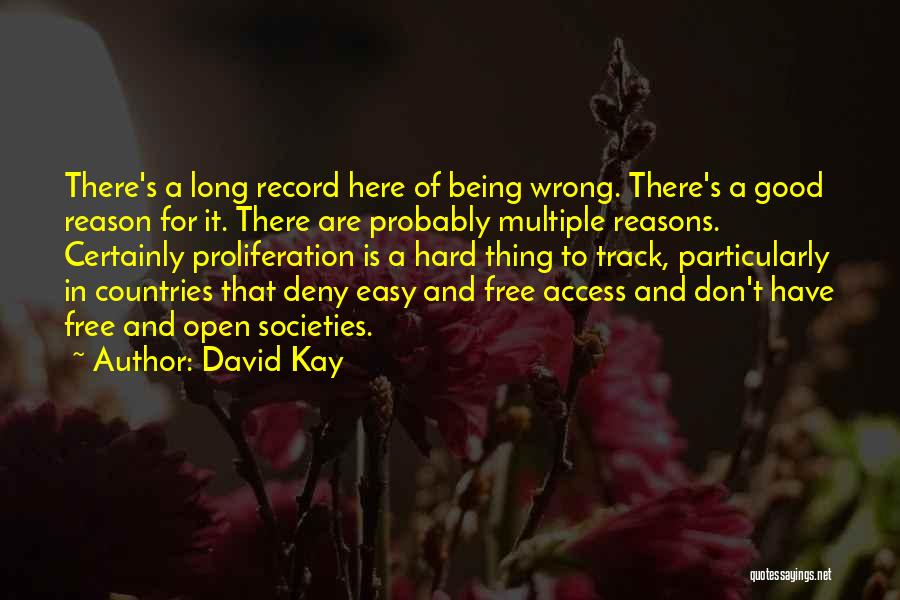Open Access Quotes By David Kay