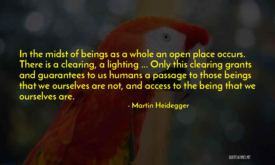 Open Access Quotes By Martin Heidegger