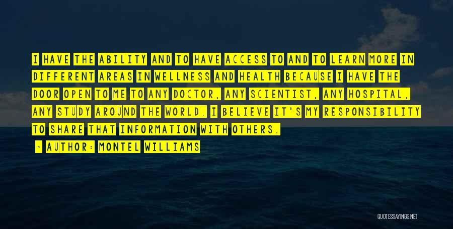 Open Access Quotes By Montel Williams