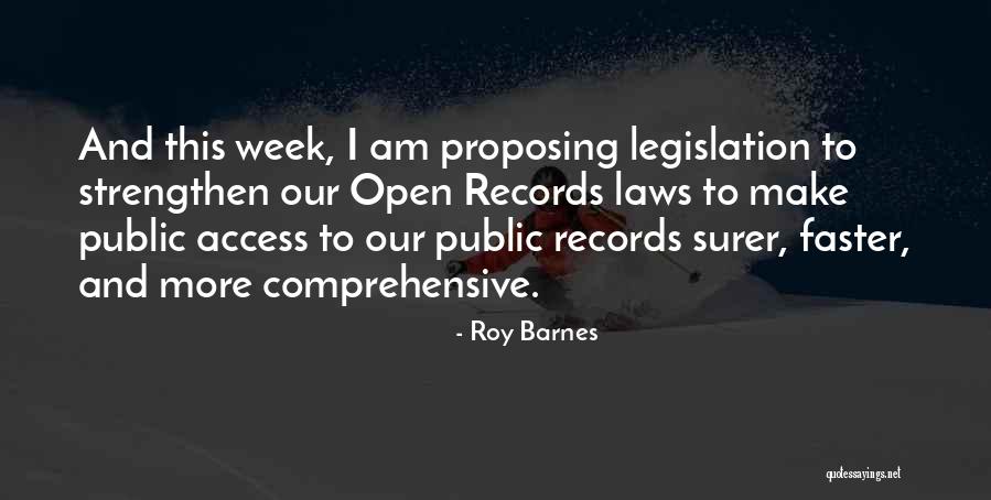 Open Access Quotes By Roy Barnes