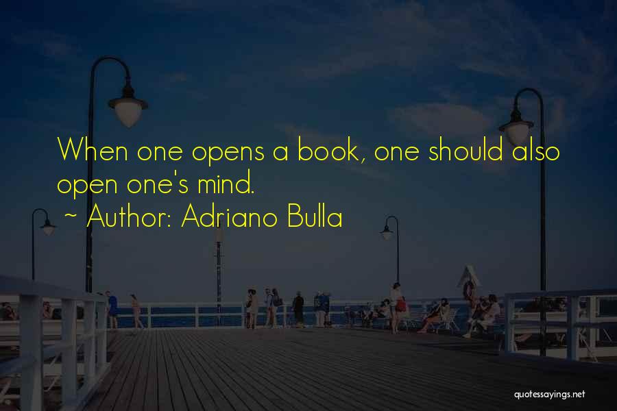 Open Book Quotes By Adriano Bulla