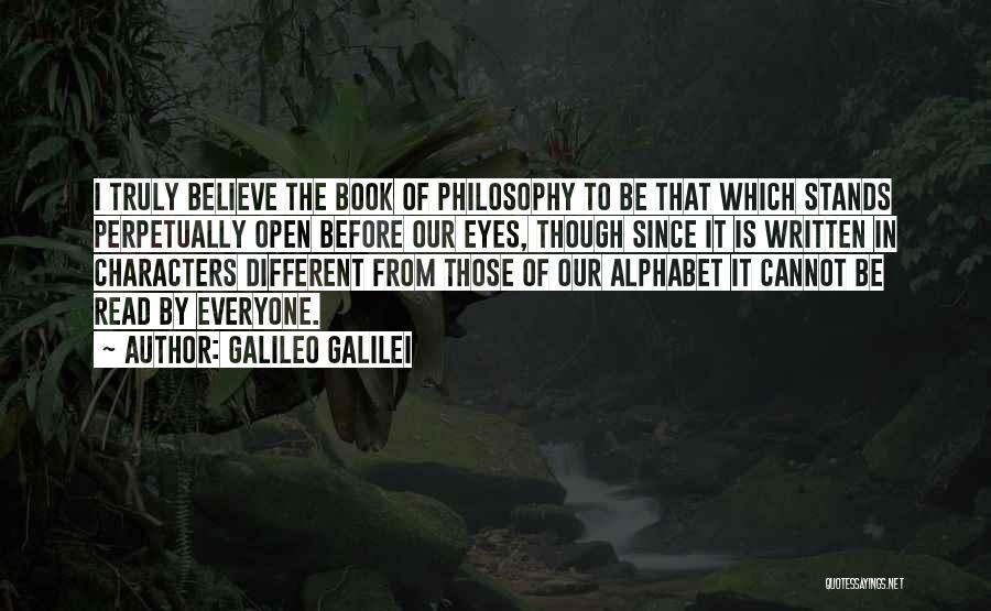 Open Book Quotes By Galileo Galilei