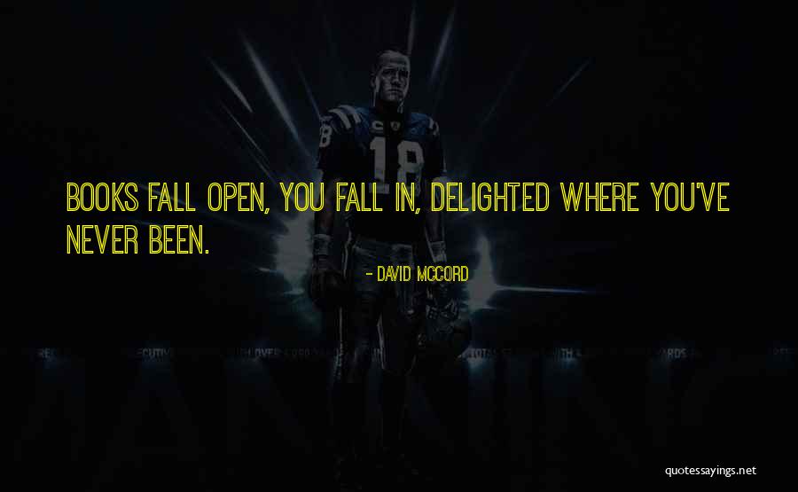 Open Books Quotes By David McCord