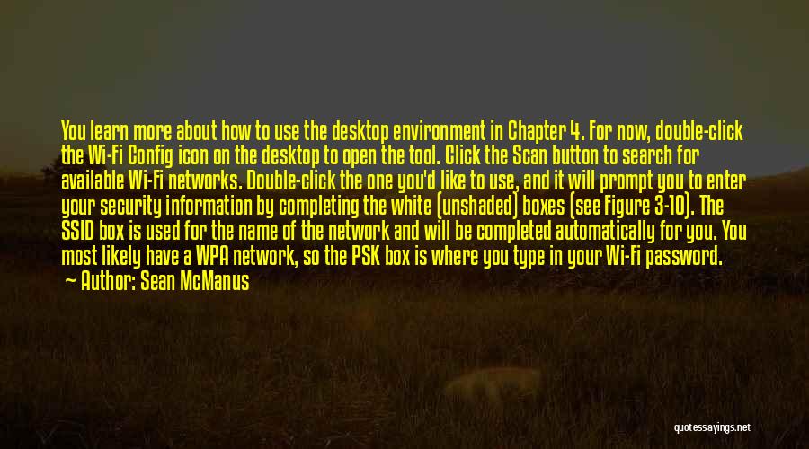 Open Box Quotes By Sean McManus