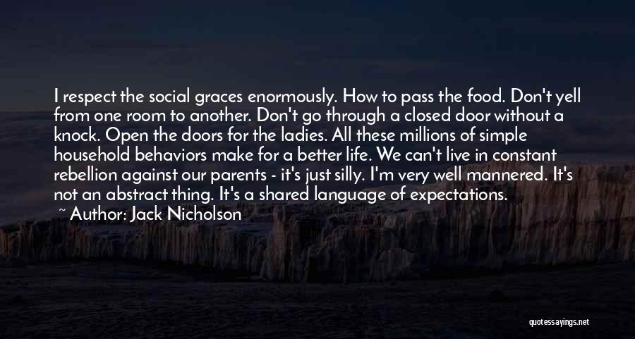 Open Doors Closed Doors Quotes By Jack Nicholson
