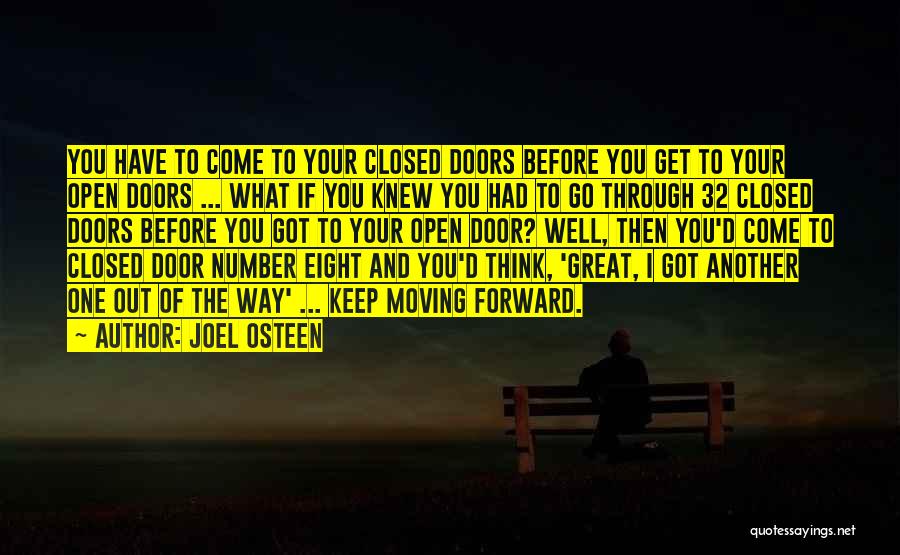 Open Doors Closed Doors Quotes By Joel Osteen