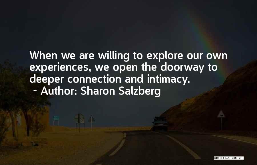 Open Doorway Quotes By Sharon Salzberg