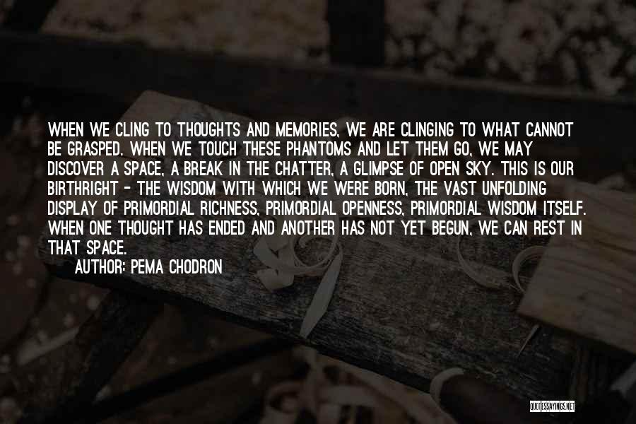 Open Ended Quotes By Pema Chodron