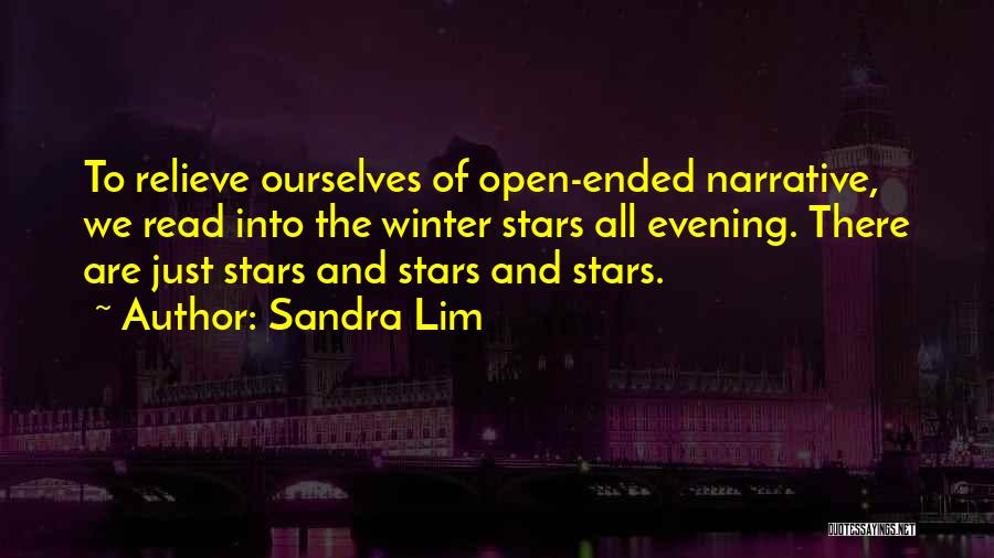 Open Ended Quotes By Sandra Lim