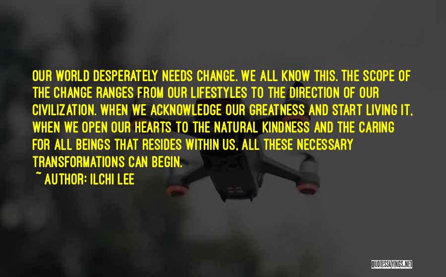 Open For Change Quotes By Ilchi Lee