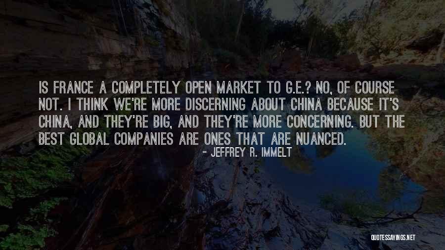 Open Market Quotes By Jeffrey R. Immelt Open Market Quotes By Jeffrey R. Immelt