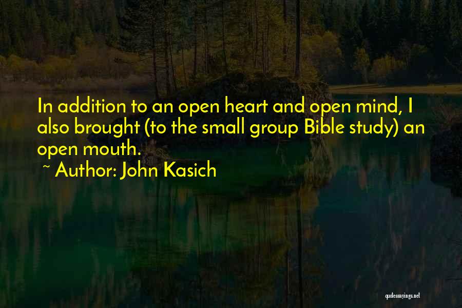 Open Mind And Heart Quotes By John Kasich