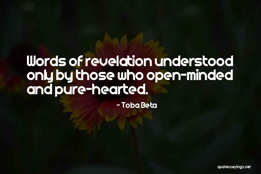 Open Minded Quotes By Toba Beta