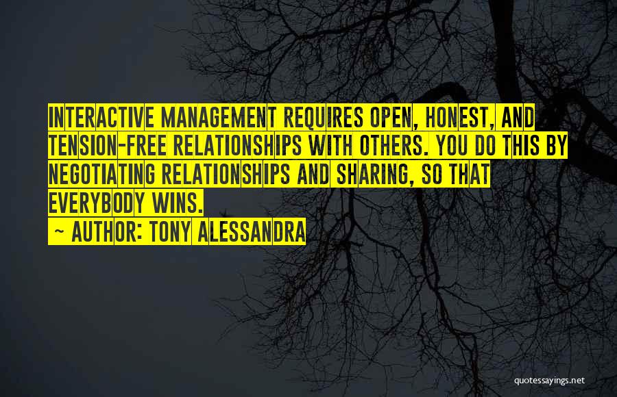 Open Relationships Quotes By Tony Alessandra