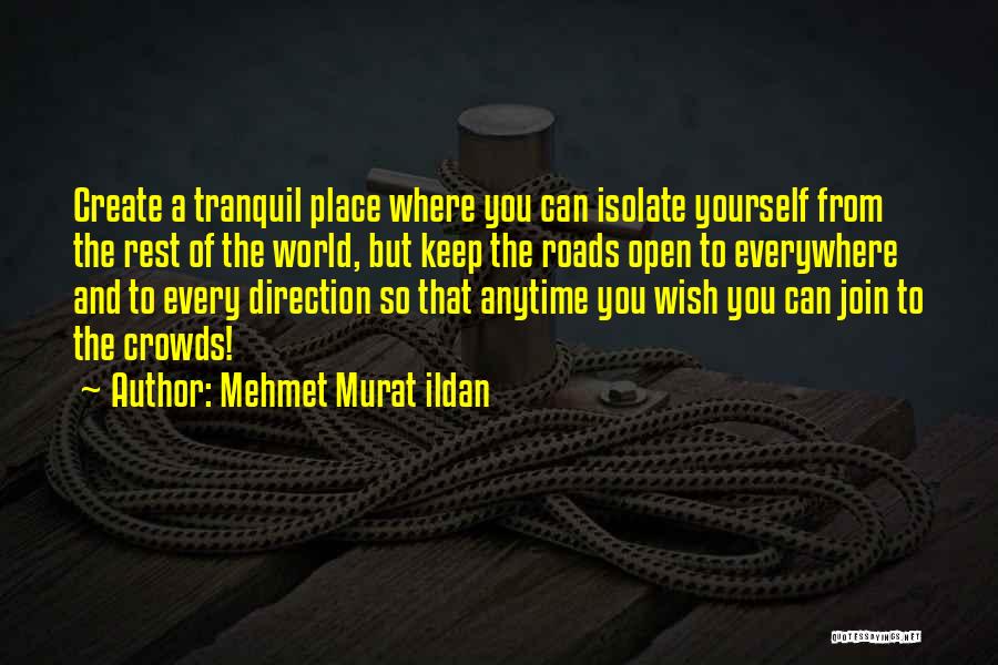 Open Roads Quotes By Mehmet Murat Ildan
