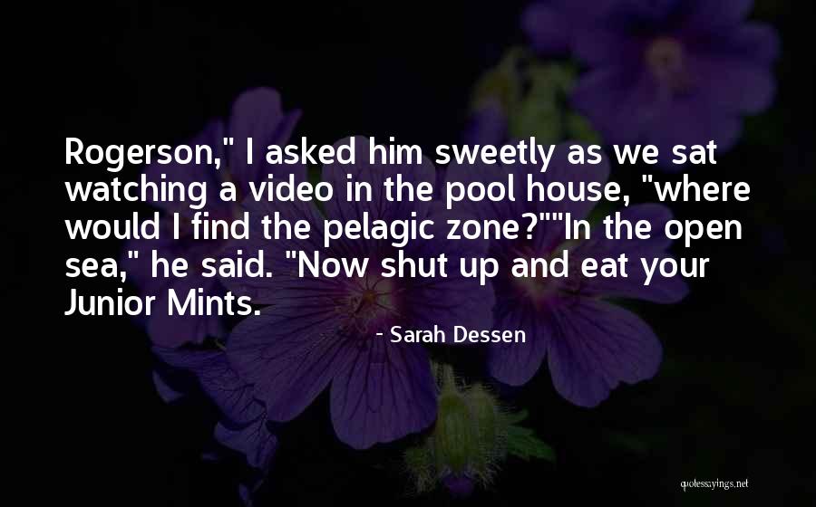 Open Shut Them Video Quotes By Sarah Dessen Open Shut Them Video Quotes By Sarah Dessen
