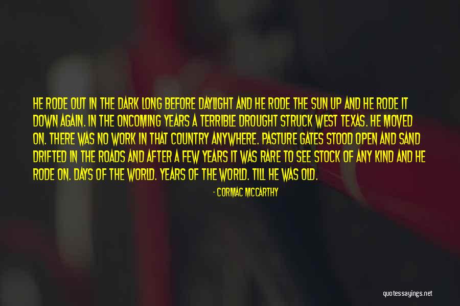 Open Stock Quotes By Cormac McCarthy Open Stock Quotes By Cormac McCarthy