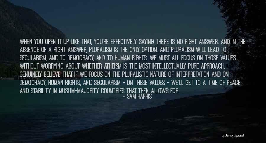 Open To Interpretation Quotes By Sam Harris Open To Interpretation Quotes By Sam Harris