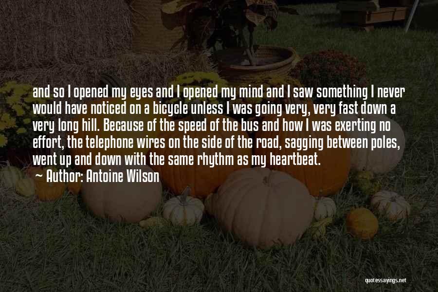 Open Up My Eyes Quotes By Antoine Wilson