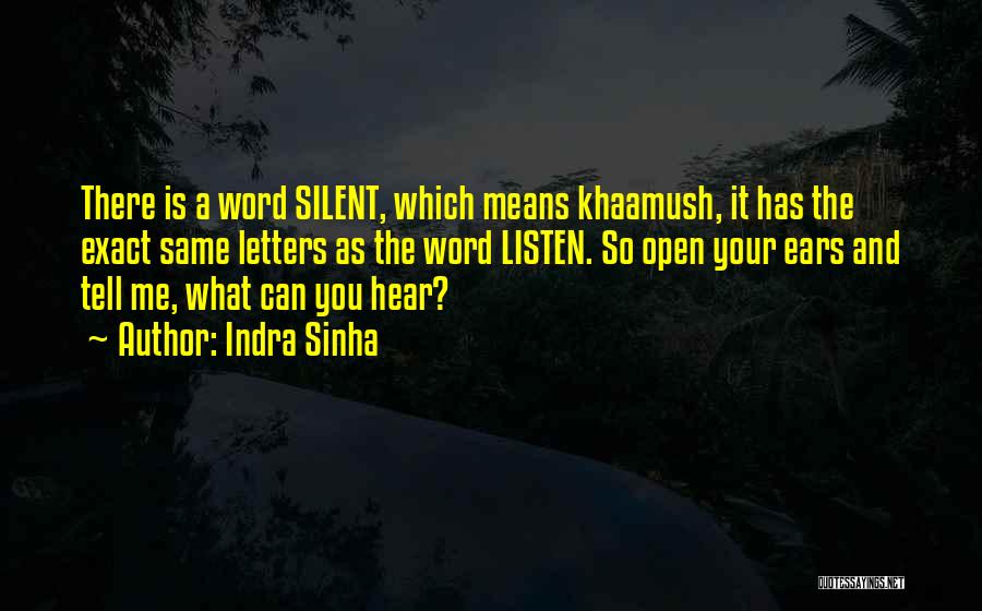 Open When Letters Quotes By Indra Sinha