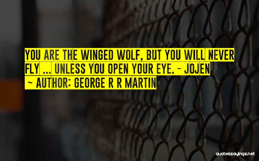 Open Your Eye Quotes By George R R Martin