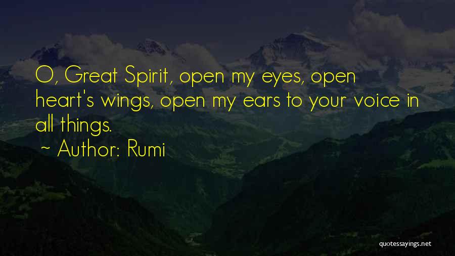 Open Your Eye Quotes By Rumi