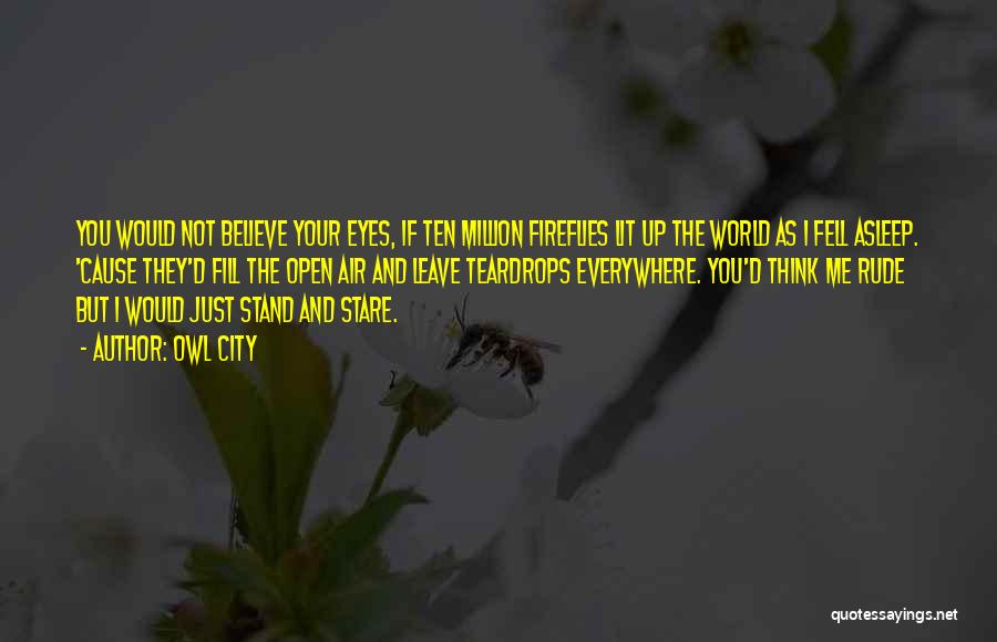 Open Your Eyes Quotes By Owl City