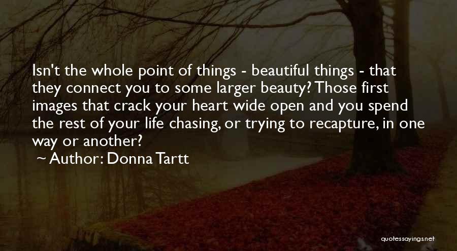 Open Your Heart Quotes By Donna Tartt