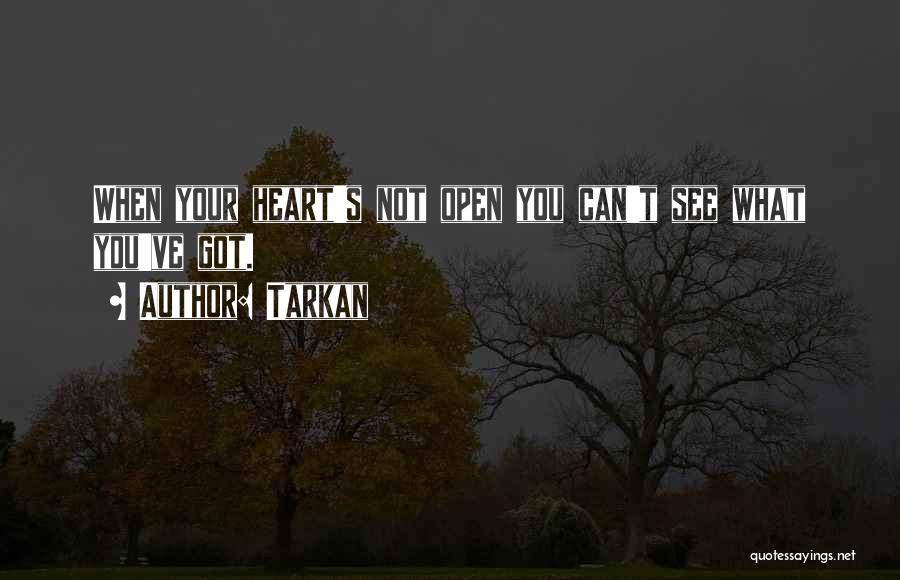 Open Your Heart Quotes By Tarkan