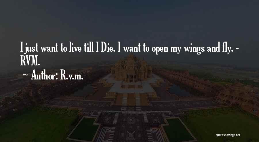 Open Your Wings And Fly Quotes By R.v.m.