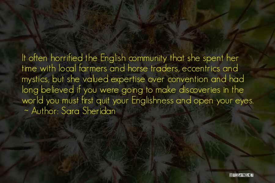 Open Your World Quotes By Sara Sheridan