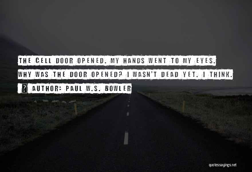 Opened Eyes Quotes By Paul W.S. Bowler