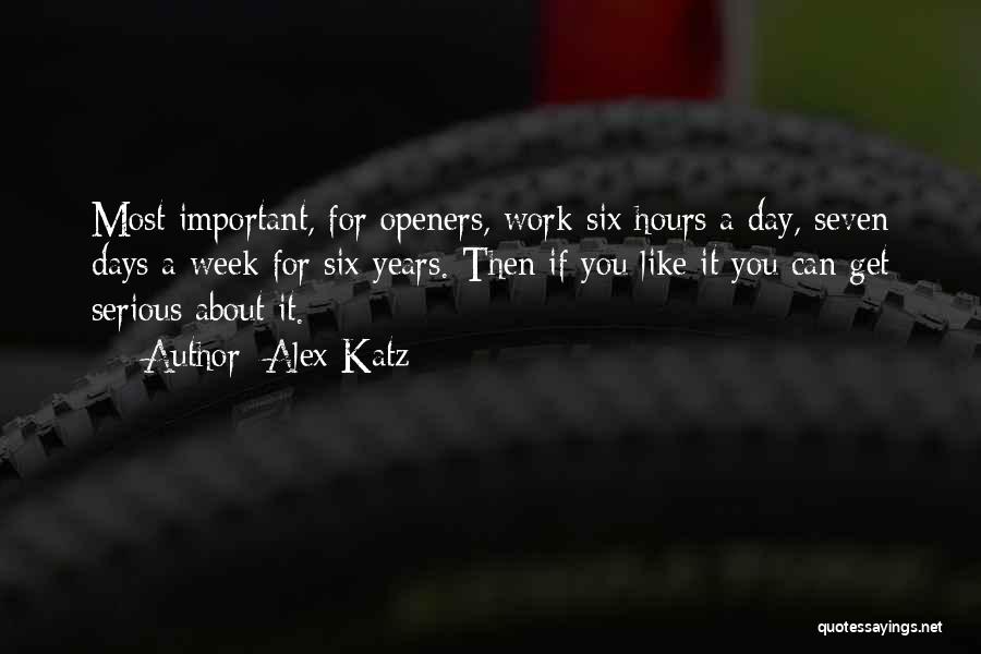 Openers For Quotes By Alex Katz