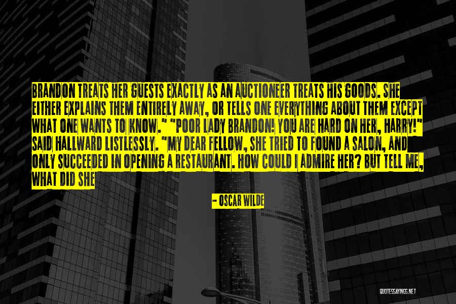 Opening A Restaurant Quotes By Oscar Wilde Opening A Restaurant Quotes By Oscar Wilde