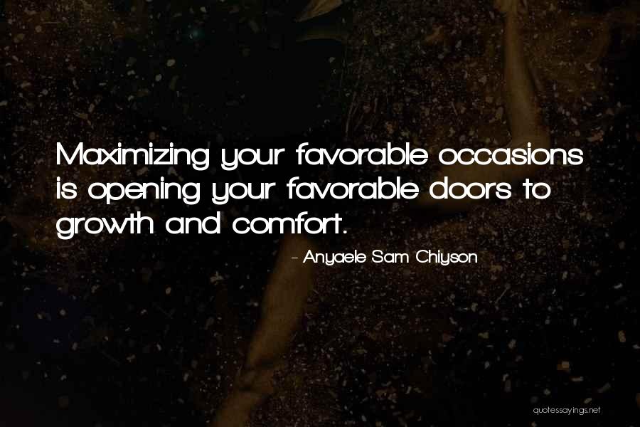 Opening Doors Quotes By Anyaele Sam Chiyson Opening Doors Quotes By Anyaele Sam Chiyson