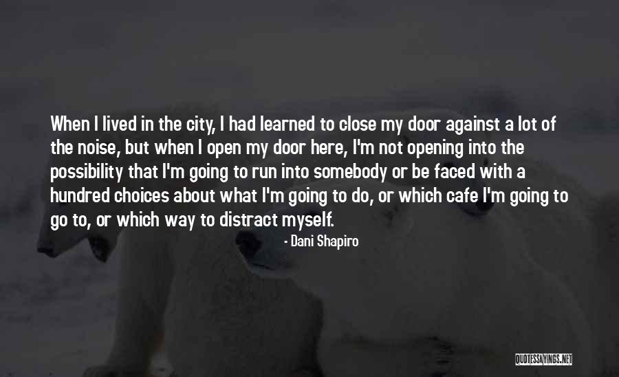Opening Doors Quotes By Dani Shapiro Opening Doors Quotes By Dani Shapiro