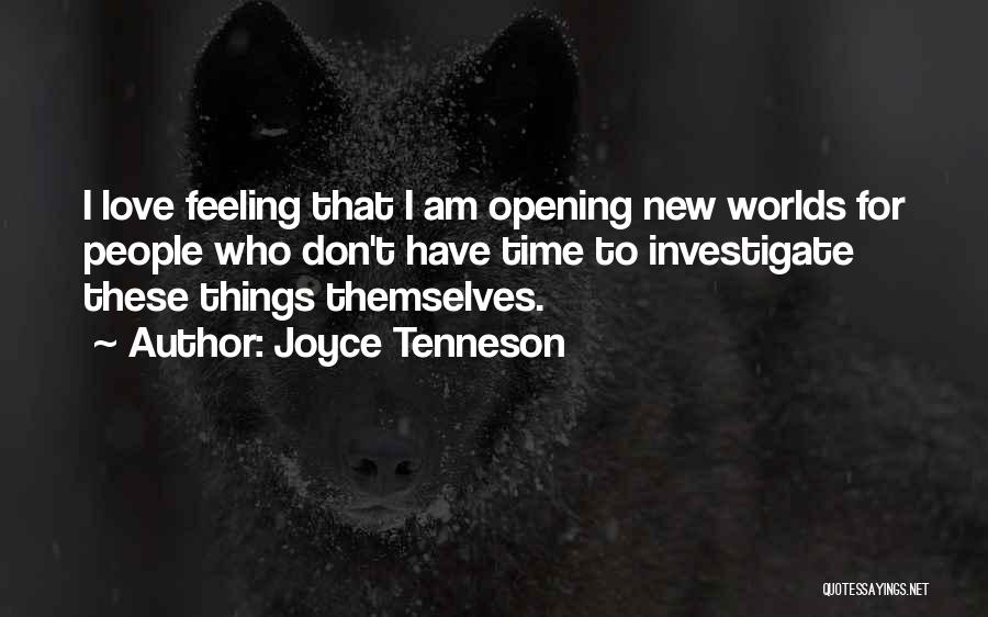 Opening Love Quotes By Joyce Tenneson