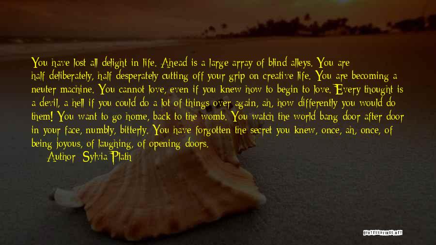 Opening Up To Love Again Quotes By Sylvia Plath