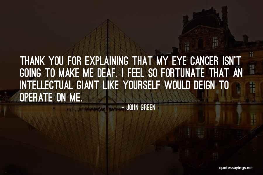 Operate Now Eye Quotes By John Green Operate Now Eye Quotes By John Green