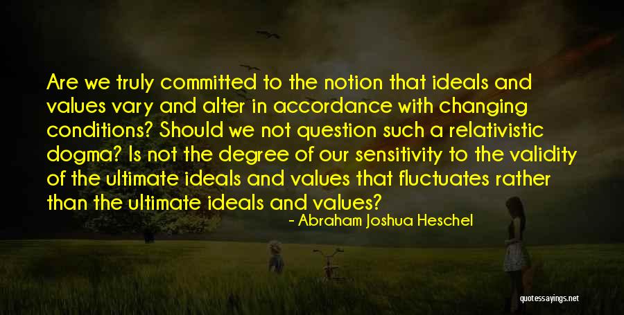 Operationalized Hypothesis Quotes By Abraham Joshua Heschel Operationalized Hypothesis Quotes By Abraham Joshua Heschel