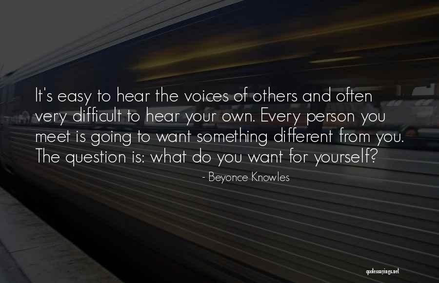 Operations And Compositions Quotes By Beyonce Knowles