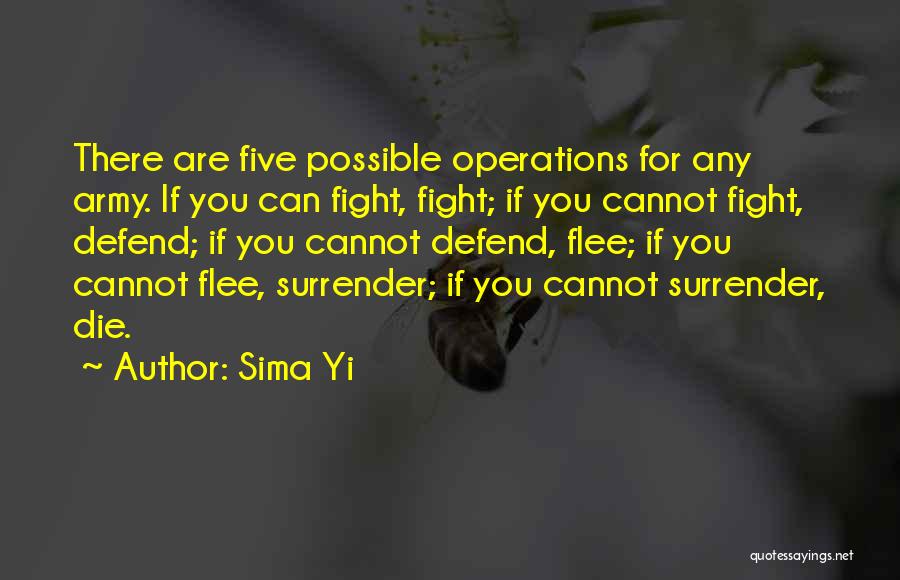 Operations Quotes By Sima Yi