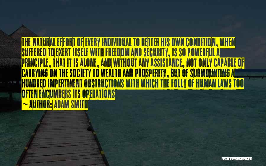 Operations Security Quotes By Adam Smith