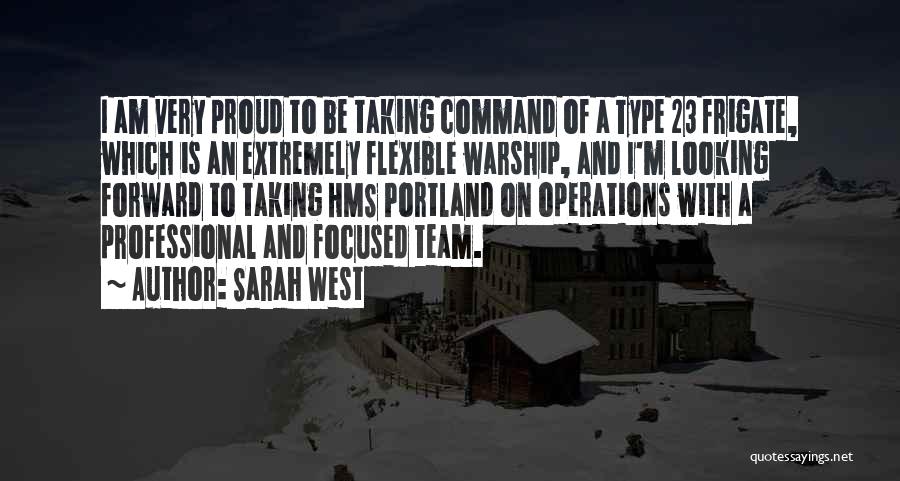 Operations Team Quotes By Sarah West