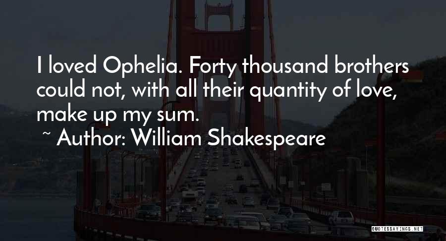 Ophelia Shakespeare Quotes By William Shakespeare