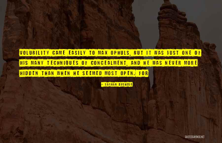 Ophuls Quotes By Salman Rushdie Ophuls Quotes By Salman Rushdie